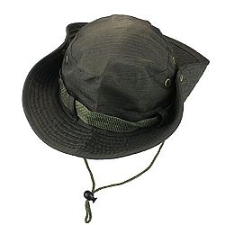 Lowpricenice Hot selling Bucket Hat Boonie Hunting Fishing Outdoor Wide Cap Brim Military (Army Green)