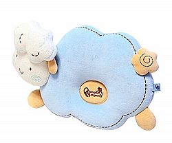 [BLUE SHEEP] Comfortable Baby Protective Flat Head Anti-roll Head Pillow