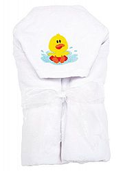 AM PM Kids! Hooded Towel, Duck, 0-2T