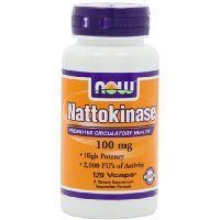NOW Foods Nattokinase 100mg, 120 Vcaps Sold By HERO24HOUR Thank You by HERO24HOUR