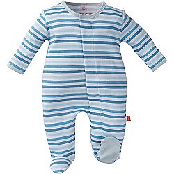 Magnificent Baby Up in The Air Stripe Footie, Blue, Preemie