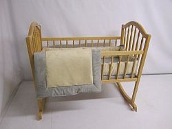 Baby Doll Bedding Zuma Cradle Bedding Set, Grey/Beige by BabyDoll Bedding