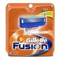 Gillette Fusion Manual Refill Cartridges-4 ct Sold By HERO24HOUR Thank You by HERO24HOUR
