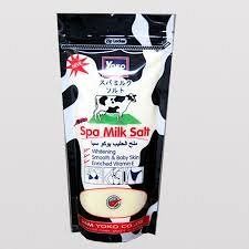 Spa Milk Salt Whitening Enriched Vitamin E , AHA Body Skin Care Net Wt 300 G. Yoko Brand by Yoko