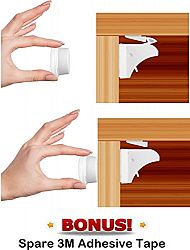 Baby Proofing Magnetic Locks for Child Safety | 8 Locks + 2 Key Sets | No Tools Required | Easy to Install| Free Installation E-Book