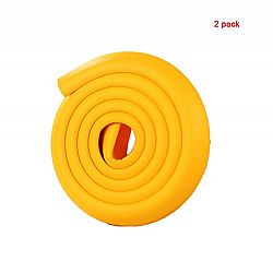 Andyshi Baby Safety Anti-collision Corner Edge Protector U-shaped Thicken & Widen Corner Bumper Strip(2 pack) Orange