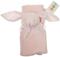 Angel Dear Bunny Nap Blanket, Pink