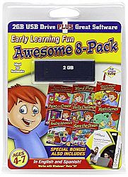 PC Treasures 50284 High Achievers Early Learning Fun, 8-Pack