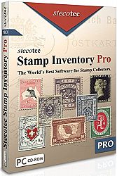 Stamp Collecting Software: Stecotec Stamp Inventory Pro - Collection Management for Stamps and Accessories - Philately Program for Collectors - Digital Organizer and Album - Suitable for Canadian Postage Stamps and Other - Win XP/7/8/10