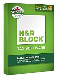 H&R Block Tax Software 2014, Windows CD, Bilingual, 20 Returns