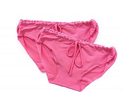 Pretty Pushers Women's Postpartum Underwear 2-Pack L (10-12 pre-pregnancy) Hot Pink