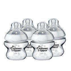 Tommee Tippee Closer to Nature Baby Bottle, 5 Ounce, 4 Count