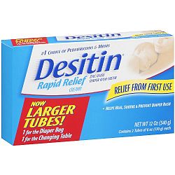 Desitin Rapid Relief Diaper Rash Cream 2/6 Oz. - SCS by Desitin