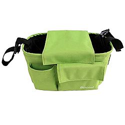 High-Capacity Stroller Hanging Bag Waterproof Multifunctional Organizer, Green