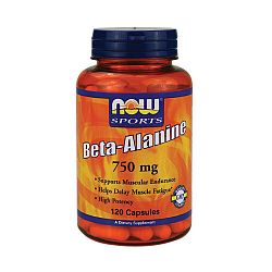 Now Beta-Alanine - 750 mg 120 caps