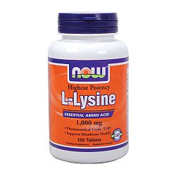 Now L-Lysine - 1000 mg 100 tabs