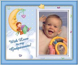 With Love to My Godparents (Boy) - Picture Frame Gift by Expressly Yours! Photo Expressions
