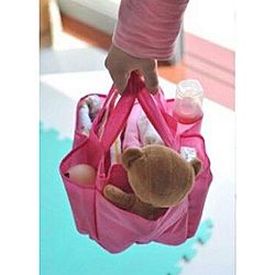 hibote Mummy Sleeve Bag Handbag Stroller Organiser (Pink)