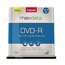 Maxell 4 7GB 16X DVD R 100pk Spindle H3C0E1OZY-1610