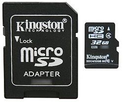Professional Kingston MicroSDHC 32GB (32 Gigabyte) Card for Kodak C142 Camera Phone with custom formatting and Standard SD Adapter. (SDHC Class 4 Certified)