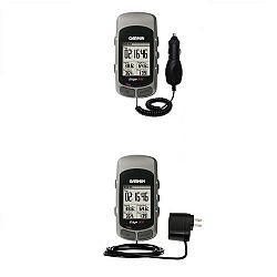 The Essential Gomadic Car and Wall Accessory Kit for the Garmin Edge 205 - 12v DC Car and AC Wall Charger Solutions with TipExchange