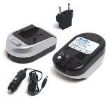Maximal Power FC600 CAS NP-20 Rapid Travel Charger for Casio Battery (Silver)