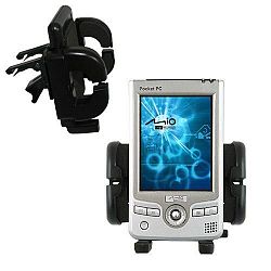 Innovative Vent Cradle Vehicle Mount for the Mio 558 - Adjustable Vent Clip Holder for Most Car / Auto Vent Systems