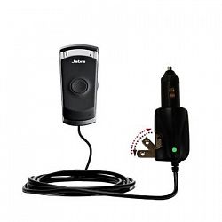 Unique Gomadic Car and Wall AC/DC Charger designed for the Jabra BT8040 - Two Critical Functions, One Great Charger (includes Gomadic TipExchange)