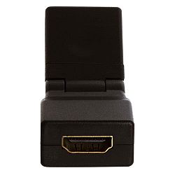 PTC Premium Gold Series HDMI Female to Female Swivel type Adapter with 90 Degree