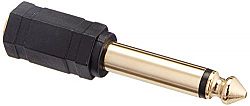 Monoprice 107137 6 35mm Mono Plug To 3 5mm Stereo Jack Adaptor Gold Plated HEC0FWTUG-2908