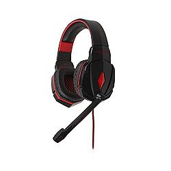 EACH G4000 Gaming Headset, CEStore? Professional Over Ear 3.5mm Wired PC Stereo Noise Isolation Headphones Headbands Earphones with Volume Control & Microphone for Laptop Computer PC - Black + red by CEStore