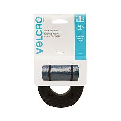 Velcro(r) Brand Fasteners - ONE-WRAP Roll, Double-Sided, Self Gripping Multi-Purpose Hook and Loop Tape, Reusable, 12' x 3/4" Roll - Black