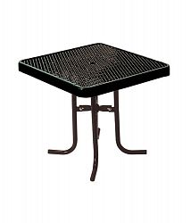 36-inch Commercial Square Table in Black