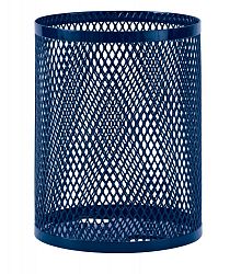 32 Gal. Commercial Trash Receptacle in Blue