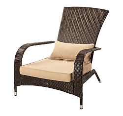 Hand Woven Wicker Muskoka Chair with Cushion