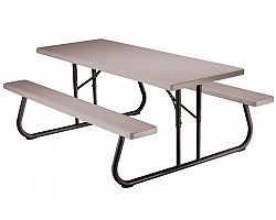 6 ft. Folding Picnic Table in Putty