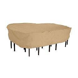 Terrazzo Patio Table & Chair Set Rectangular / Oval Medium Cover