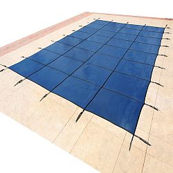 16 ft. x 32 ft. Rectangular Blue In-Ground Pool Safety Cover