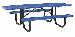 8 ft. Double Sided Extra Heavy Duty Commercial ADA Table in Blue