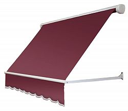 Mesa 5 ft. Retractable Window Awning (24-inch Projection) in Burgundy