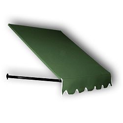 Winnipeg 4 ft. Window / Entry Awning (24-inch Projection) in Forest