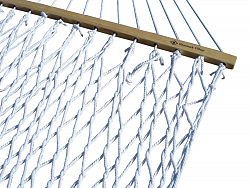 60-inch Polyester Rope Double Hammock in White