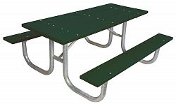 6 ft. Commercial Recycled Plastic Table in Green