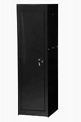 15 Inch Black Two Shelf Full Length Side Locker