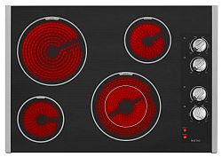 31-inch Electric Cooktop with Speed Heat Element in Stainless Steel