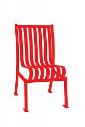 Hamilton Commercial Patio Chair without Arm Rests in Red