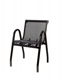 Commercial Food Court Chair in Black