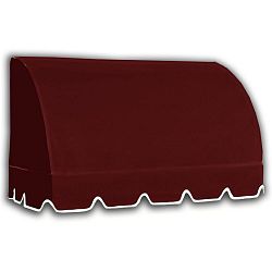 Terrebonne 8 ft. Window / Entry Awning (36-inch Projection) in Burgundy