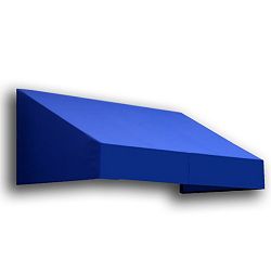 Toronto 4 ft. Low Eaves / Window / Entry Awning (36-inch Projection) in Bright Blue