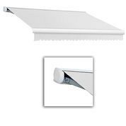 Victoria 18 ft. Motorized Retractable Luxury Cassette Awning (10 ft. Projection) (Right Motor) in Off-White
